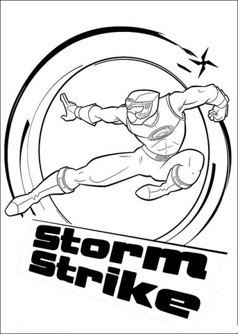 Storm Strike  Coloring Page